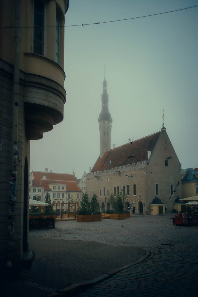 Tallinn Old Town Foggy 3